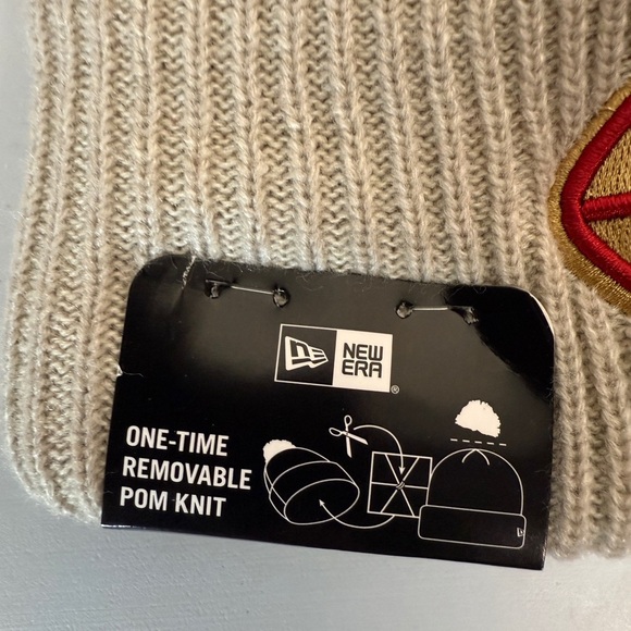 2024 NFL Historic On Field San Francisco 49ers New Era Knit Beanie Hat OSFM - Picture 3 of 4